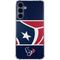 NFL Houston Texans Zone Block Galaxy A35 5G Clear Case