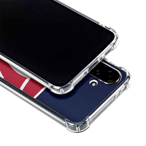 NFL Houston Texans Zone Block Galaxy A36 5G Clear Case
