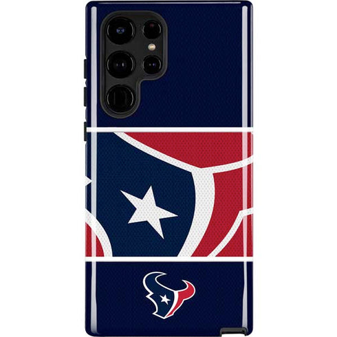 NFL Houston Texans Zone Block Galaxy S25 Ultra Impact Case