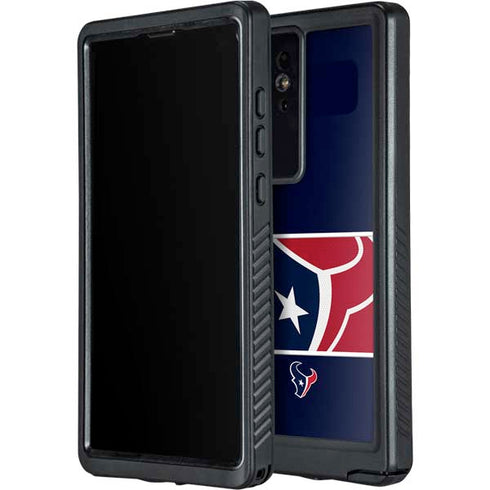 NFL Houston Texans Zone Block Galaxy S24 Ultra Waterproof Case