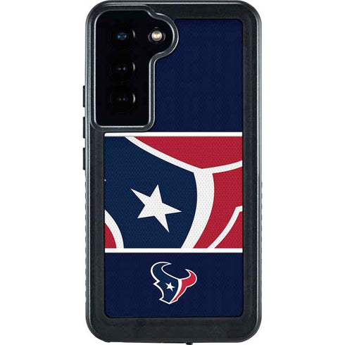 NFL Houston Texans Zone Block Galaxy S24 Waterproof Case