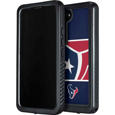 NFL Houston Texans Zone Block Galaxy S24 Waterproof Case