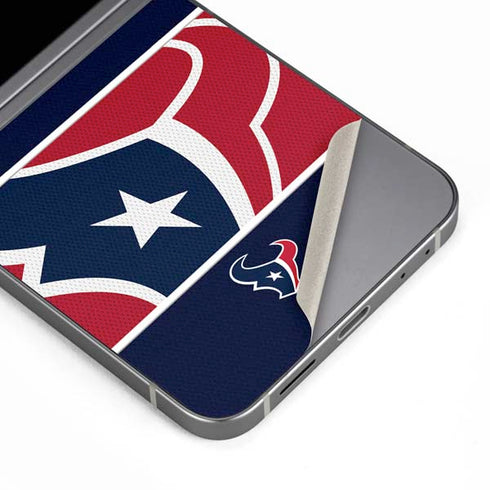 NFL Houston Texans Zone Block Galaxy Z Flip6 Skin