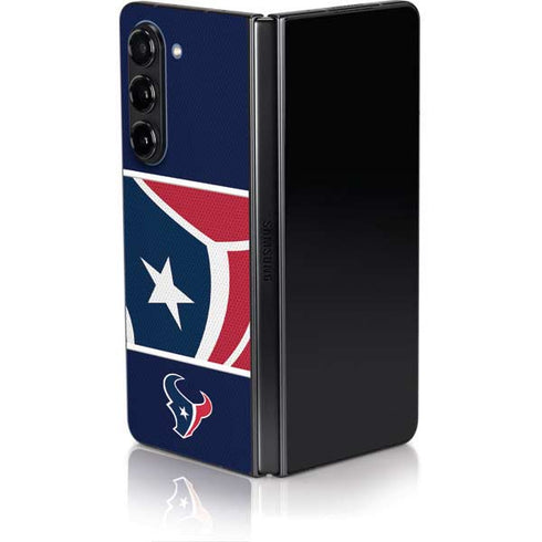 NFL Houston Texans Zone Block Galaxy Z Fold5 5G Skin