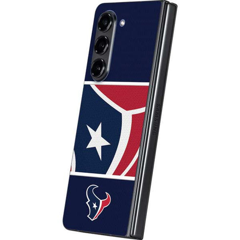 NFL Houston Texans Zone Block Galaxy Z Fold5 5G Skin