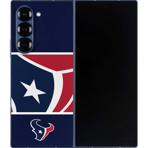 NFL Houston Texans Zone Block Galaxy Z Fold6 Skin