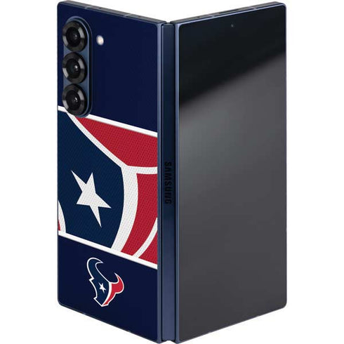 NFL Houston Texans Zone Block Galaxy Z Fold6 Skin