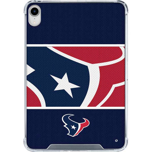 NFL Houston Texans Zone Block iPad 11th Gen (2025) Clear Case