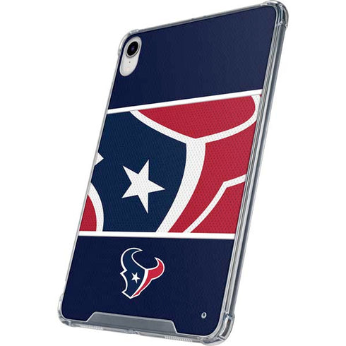 NFL Houston Texans Zone Block iPad 11th Gen (2025) Clear Case