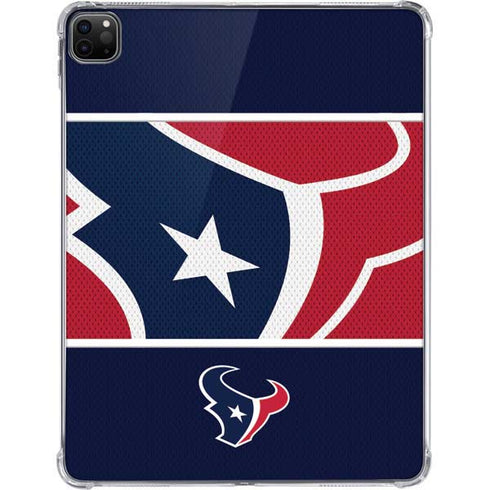 NFL Houston Texans Zone Block iPad Pro 11in (2024) Clear Case