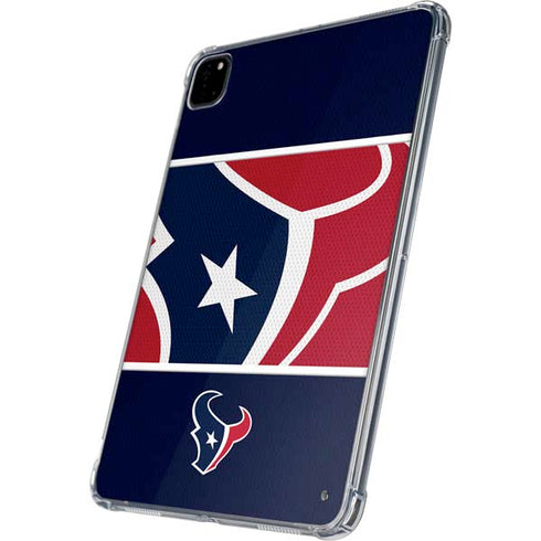 NFL Houston Texans Zone Block iPad Pro 11in (2024) Clear Case