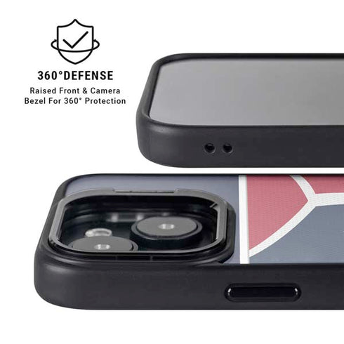 NFL Houston Texans Zone Block iPhone 14 Kickstand Case