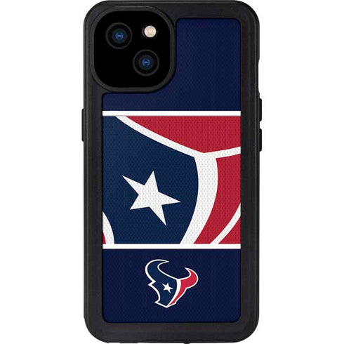NFL Houston Texans Zone Block iPhone 15 Plus Waterproof Case