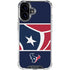 NFL Houston Texans Zone Block iPhone 16 Clear Case