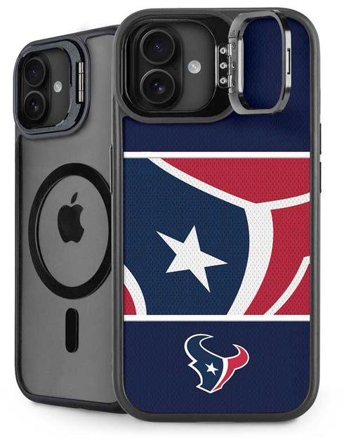 NFL Houston Texans Zone Block iPhone 16 Plus Kickstand Case
