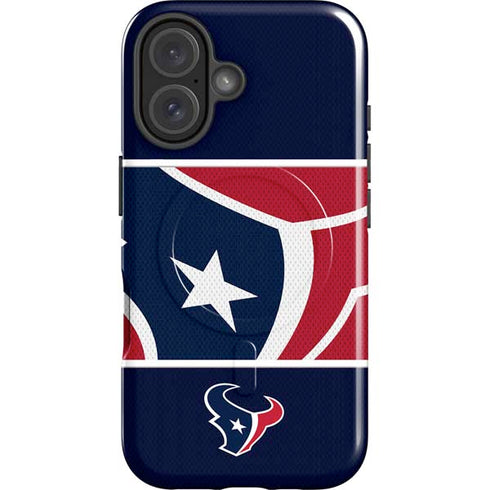 NFL Houston Texans Zone Block iPhone 16 Plus Magsafe Impact Case