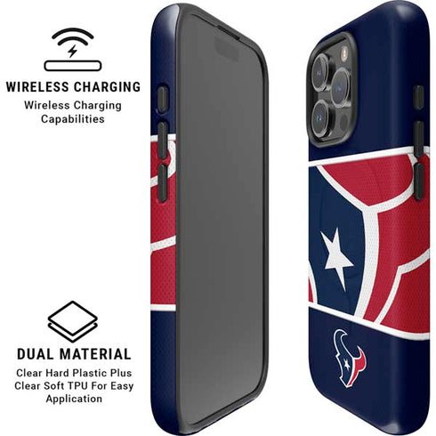 NFL Houston Texans Zone Block iPhone 16 Pro Max Magsafe Impact Case