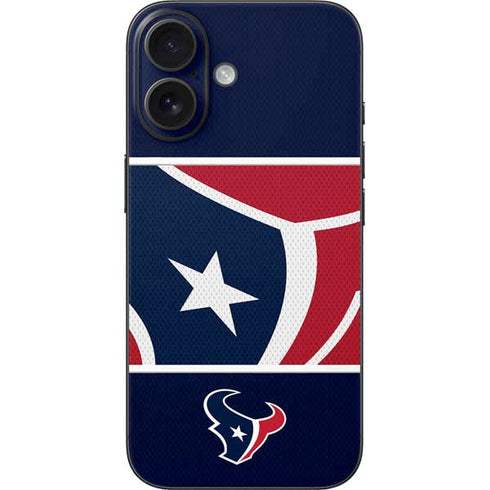 NFL Houston Texans Zone Block iPhone 16 Skin