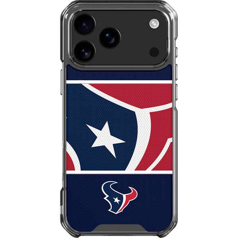 NFL Houston Texans Zone Block iPhone 18 Pro Max Clear Case