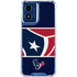 NFL Houston Texans Zone Block Moto G 5G (2024) Clear Case