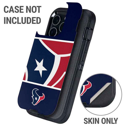 NFL Houston Texans Zone Block Otterbox Defender iPhone Skin