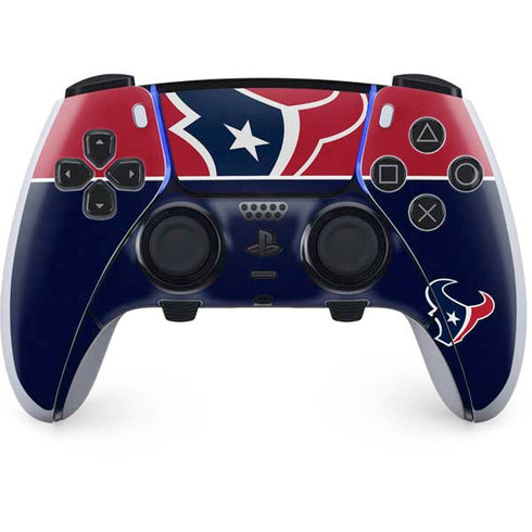 NFL Houston Texans Zone Block PS5 DualSense Edge Pro Controller Skin