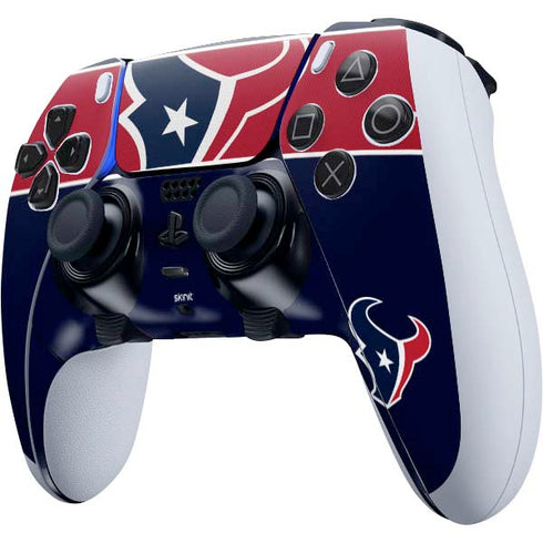NFL Houston Texans Zone Block PS5 DualSense Edge Pro Controller Skin