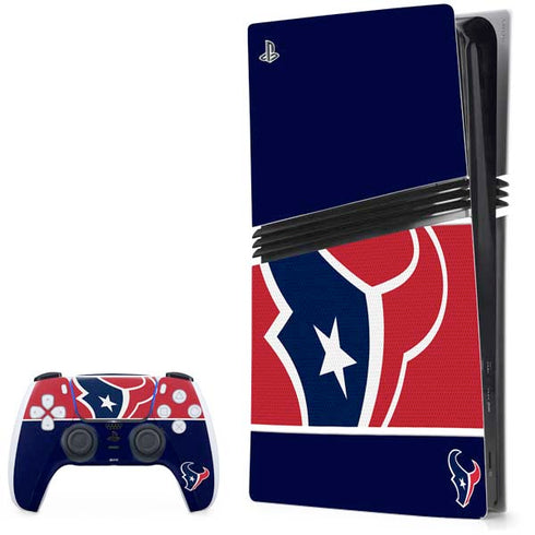 NFL Houston Texans Zone Block PS5 Pro Bundle Skin