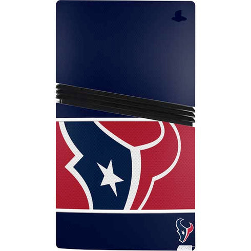 NFL Houston Texans Zone Block PS5 Pro Console Skin