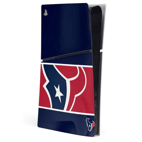 NFL Houston Texans Zone Block PS5 Slim Digital Edition Console Skin