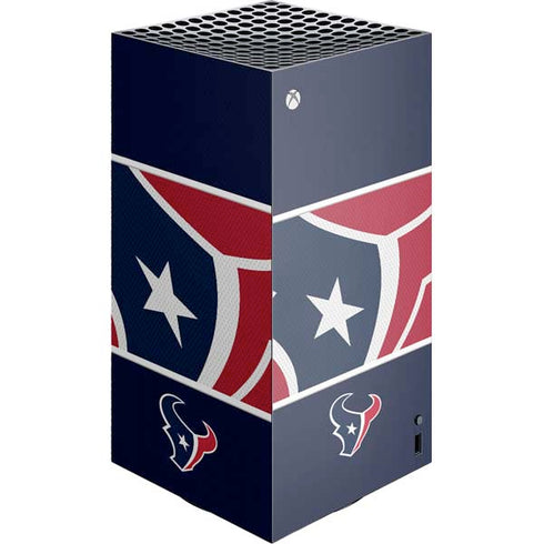 NFL Houston Texans Zone Block XBox Series X Digital Edition Console Skin