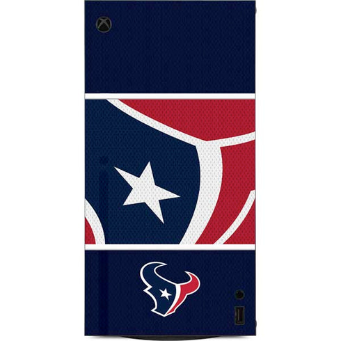NFL Houston Texans Zone Block XBox Series X Digital Edition Console Skin