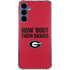University of Georgia How Bout Them Dawgs Galaxy A35 5G Clear Case