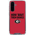 University of Georgia How Bout Them Dawgs Galaxy A36 5G Clear Case