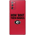 University of Georgia How Bout Them Dawgs Galaxy Note20 5G Skin