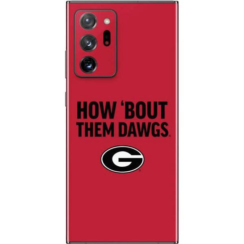 University of Georgia How Bout Them Dawgs Galaxy Note20 Ultra 5G Skin