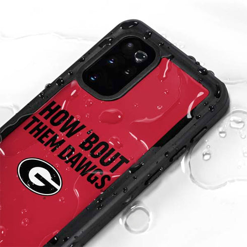 University of Georgia How Bout Them Dawgs Galaxy S20 Plus Waterproof Case