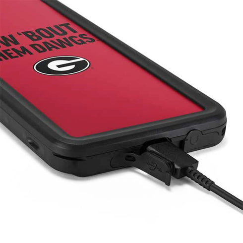 University of Georgia How Bout Them Dawgs Galaxy S20 Waterproof Case