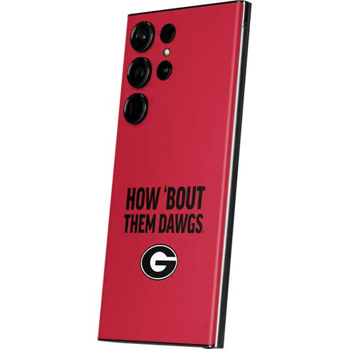 University of Georgia How Bout Them Dawgs Galaxy Skins