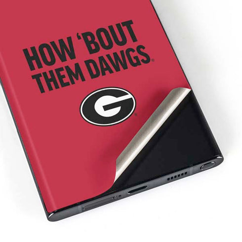 University of Georgia How Bout Them Dawgs Galaxy Skins