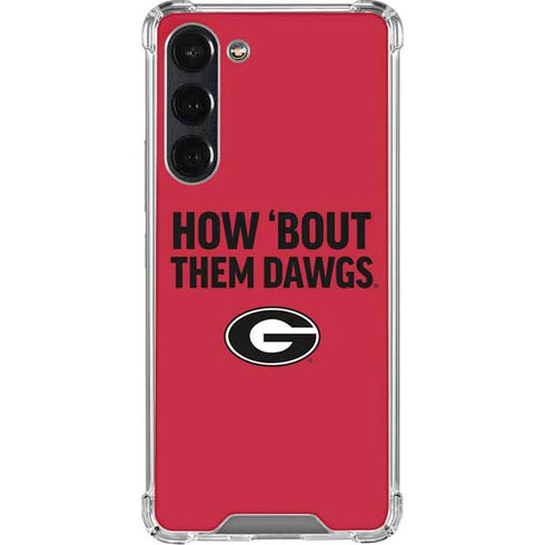 University of Georgia How Bout Them Dawgs Galaxy S24 FE Clear Case