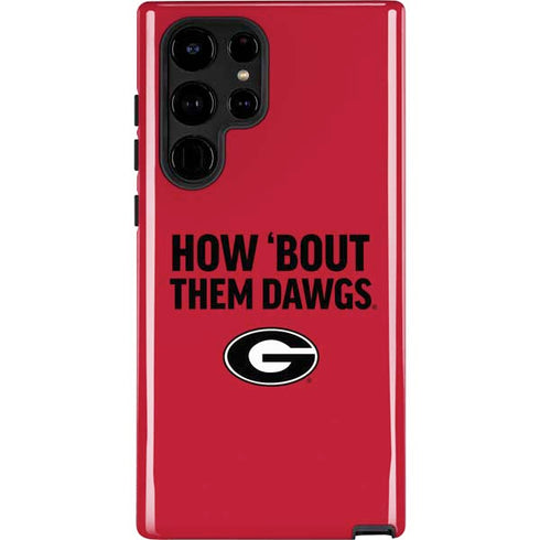 University of Georgia How Bout Them Dawgs Galaxy Cases
