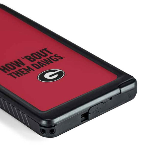 University of Georgia How Bout Them Dawgs Galaxy S24 Ultra Waterproof Case