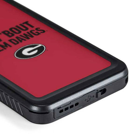 University of Georgia How Bout Them Dawgs Galaxy S24 Waterproof Case