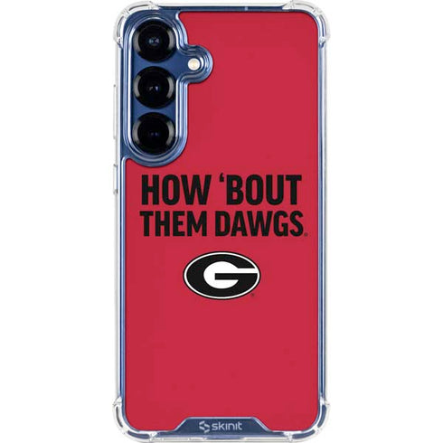 University of Georgia How Bout Them Dawgs Galaxy S25 Clear Case