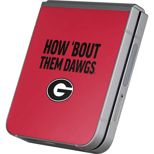 University of Georgia How Bout Them Dawgs Galaxy Z Flip6 Skin