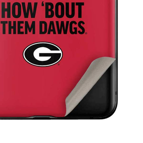University of Georgia How Bout Them Dawgs Galaxy Z Flip Skin