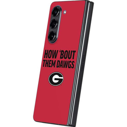 University of Georgia How Bout Them Dawgs Galaxy Z Fold5 5G Skin
