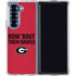 University of Georgia How Bout Them Dawgs Galaxy Z Fold6 Clear Case
