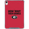 University of Georgia How Bout Them Dawgs iPad 11th Gen (2025) Clear Case